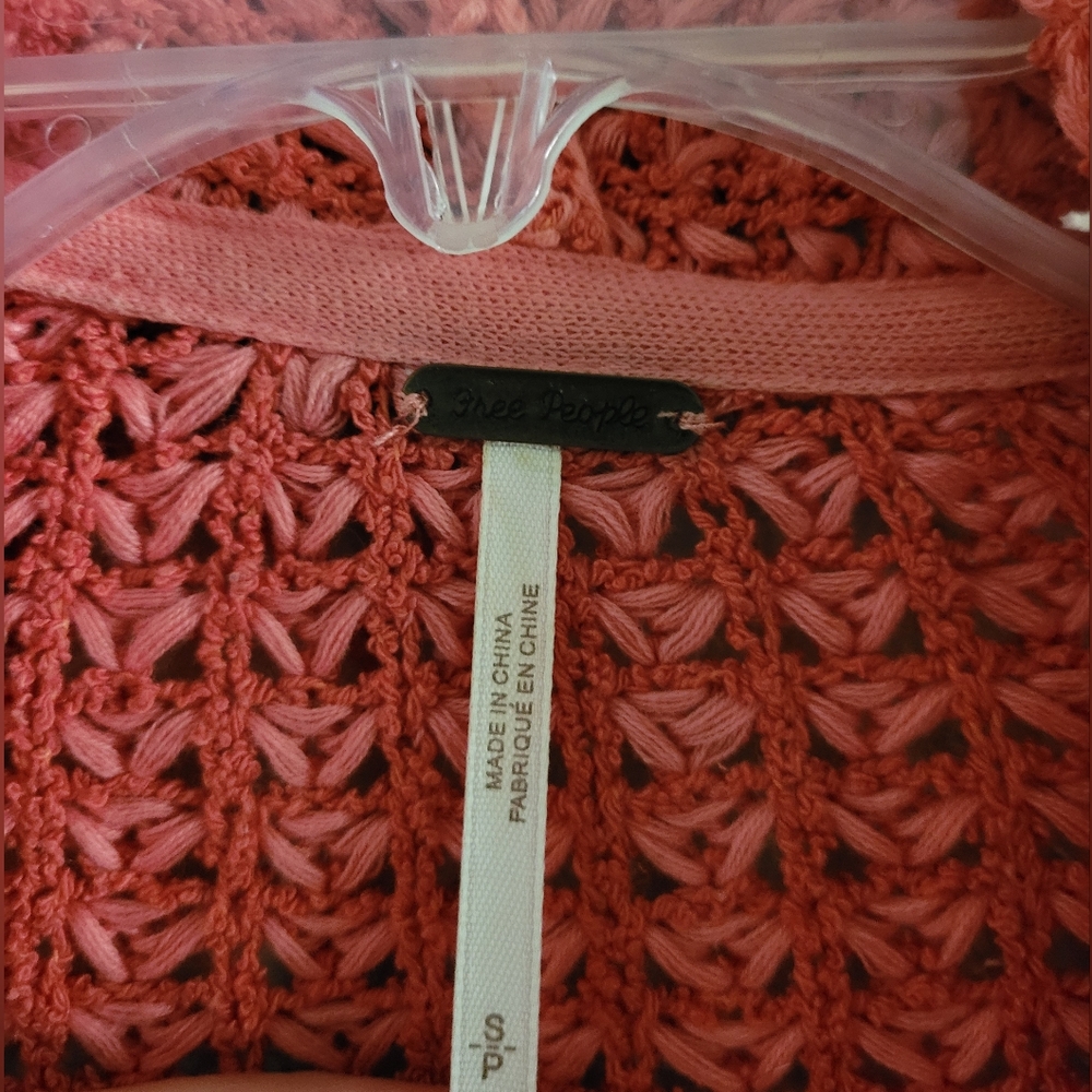 Free People Sz Small - I'll Be Around knit sweater - Picture 3 of 5